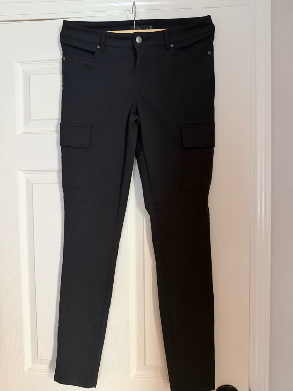 Prana Black  Stretch Cargo Pants size 6
